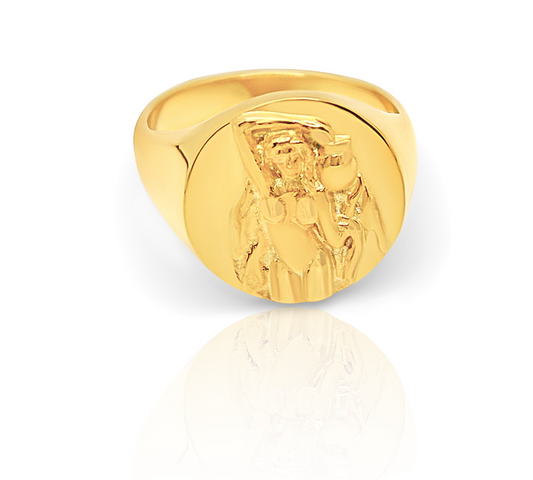 The Aquarius Signet Ring - Victoria Maddox