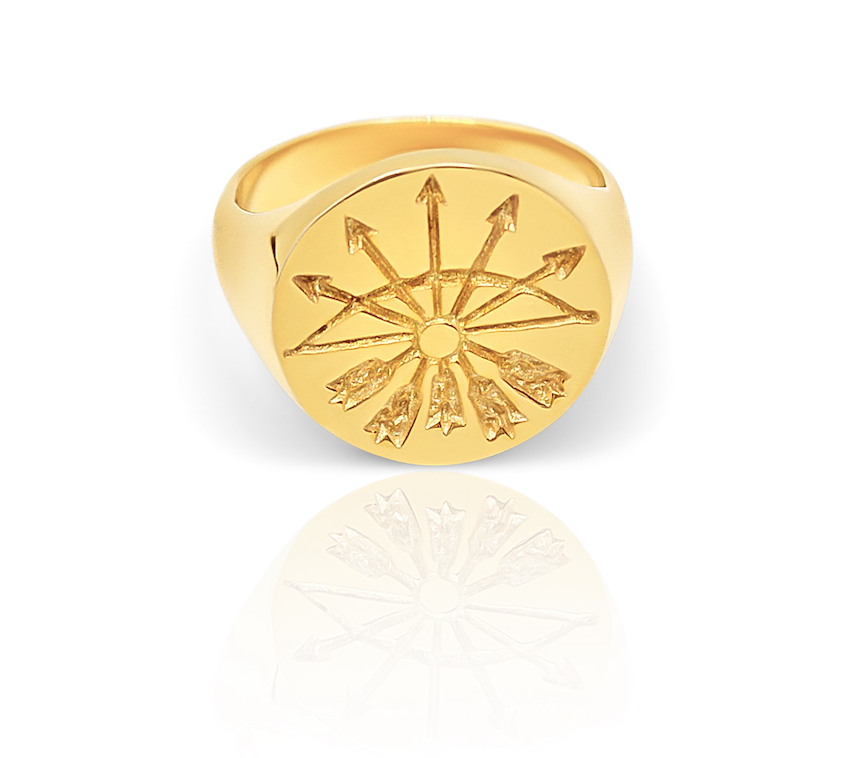 The Sagittarius Signet Ring - Victoria Maddox