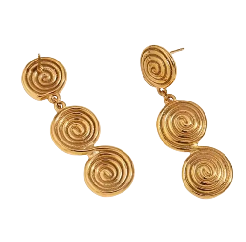 Spiral Retro Earrings