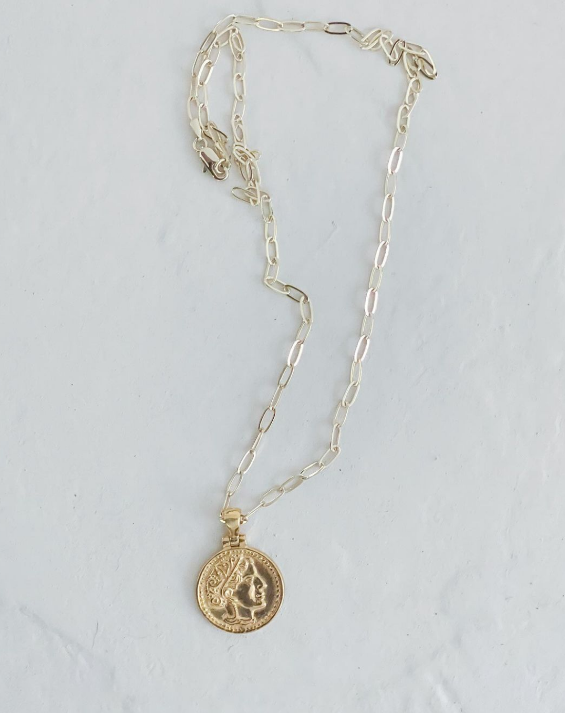 Hephaestus Ancient Coin Pendant - Victoria Maddox