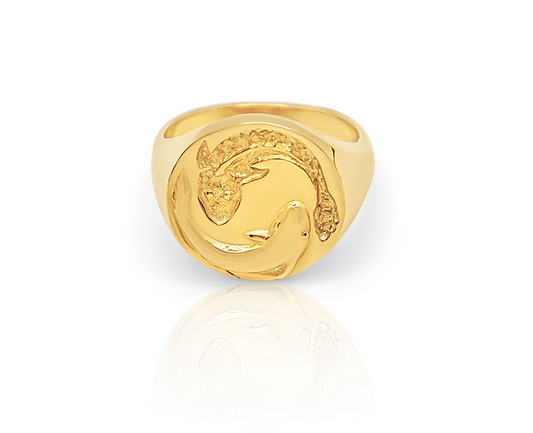 The Pisces Signet Ring (Pre-Order) - Victoria Maddox