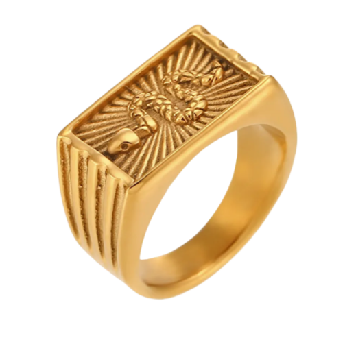 Cria Unisex Snake Signet Ring - Victoria Maddox